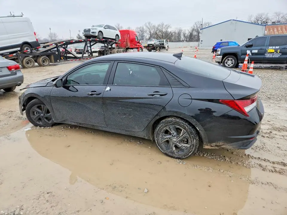 2023 HYUNDAI ELANTRA HYBRID 4D SEDAN BLUE