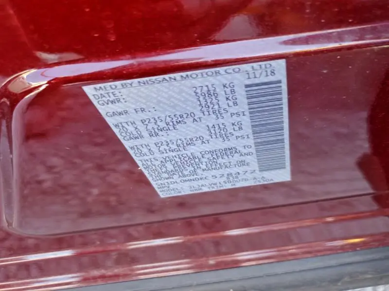 2019 INFINITI QX60 LUXE  