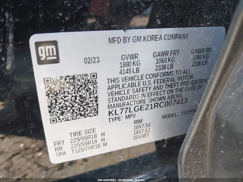 2024 CHEVROLET TRAX FWD 1RS