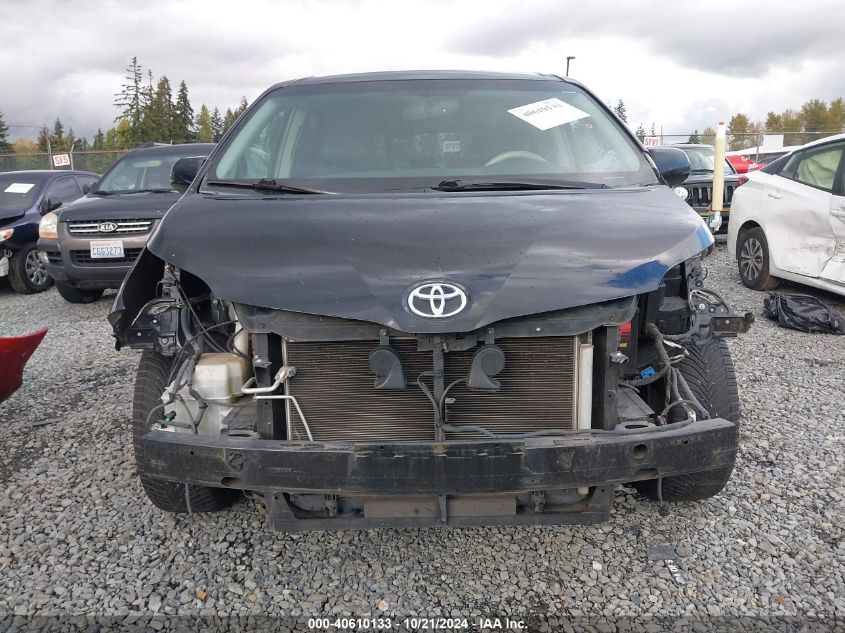 2012 TOYOTA SIENNA SE 8 PASSENGER