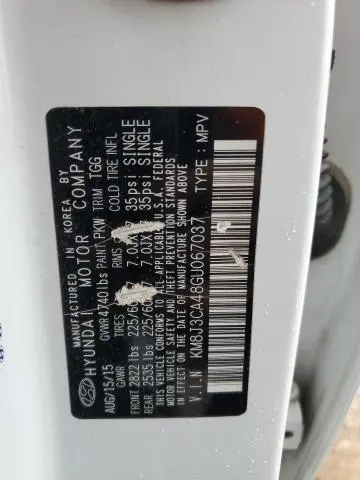 2016 HYUNDAI TUCSON LIMITED  