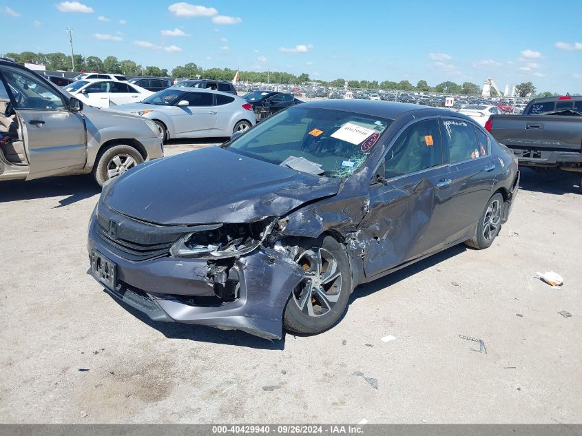 2016 HONDA ACCORD LX