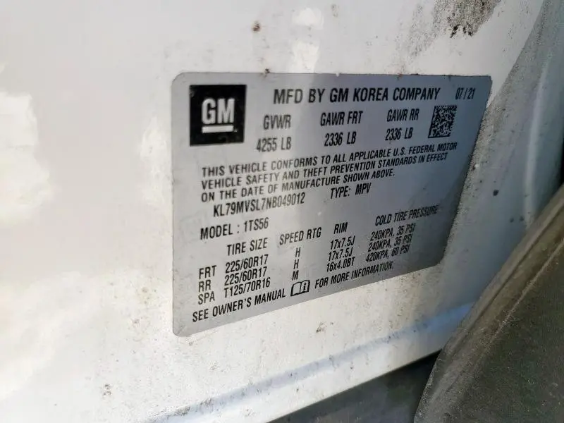 2022 CHEVROLET TRAILBLAZER ACTIV  