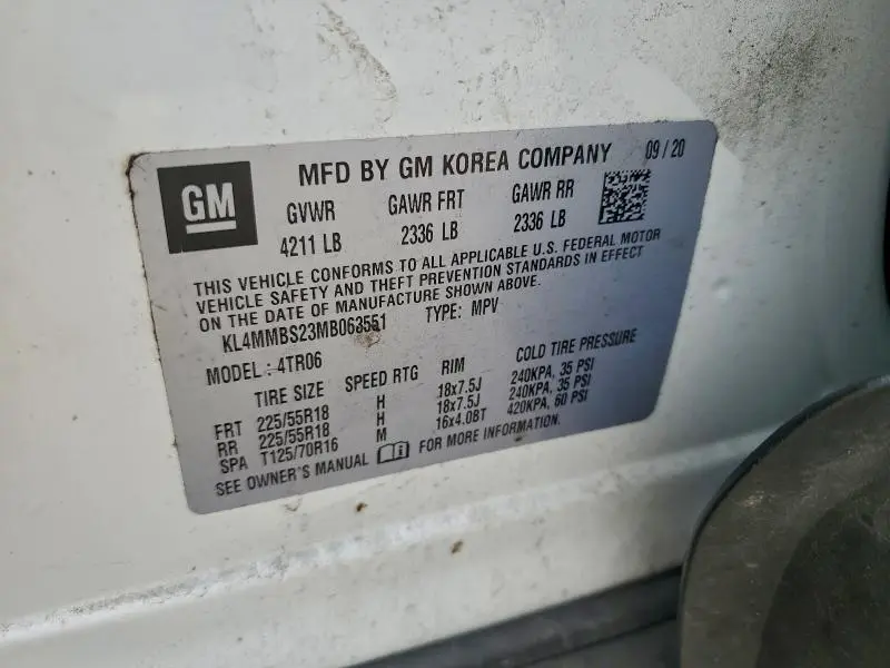 2021 BUICK ENCORE GX PREFERRED  