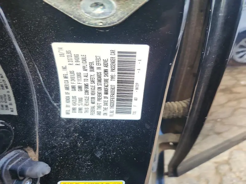 2015 HONDA ACCORD EXL  