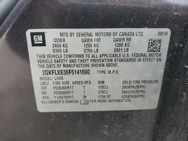 2015 GMC TERRAIN SLT  