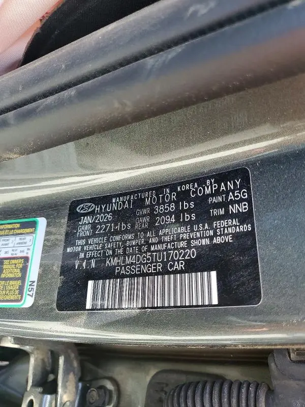 2026 HYUNDAI ELANTRA SEL SPORT  