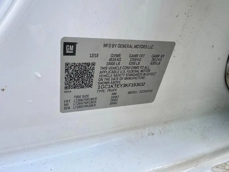 2019 CHEVROLET SILVERADO K2500 HEAVY DUTY LTZ  