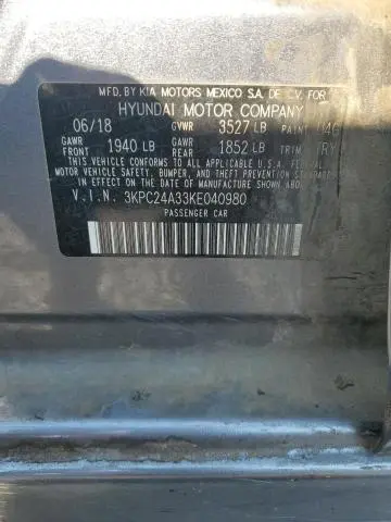 2019 HYUNDAI ACCENT SE