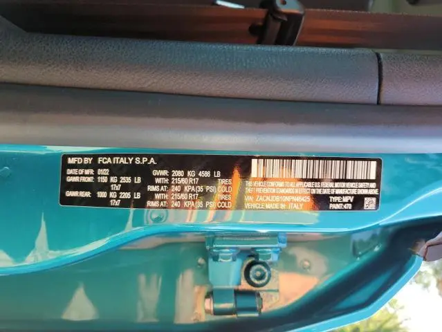 2022 JEEP RENEGADE LATITUDE  