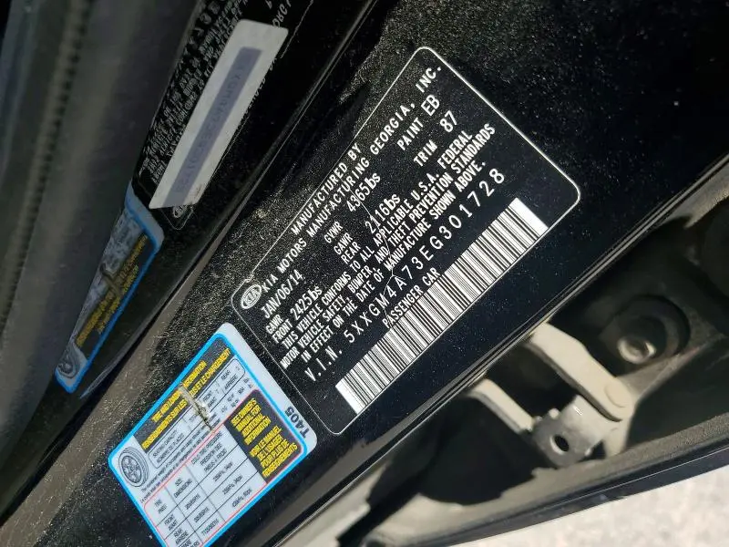 2014 KIA OPTIMA LX  