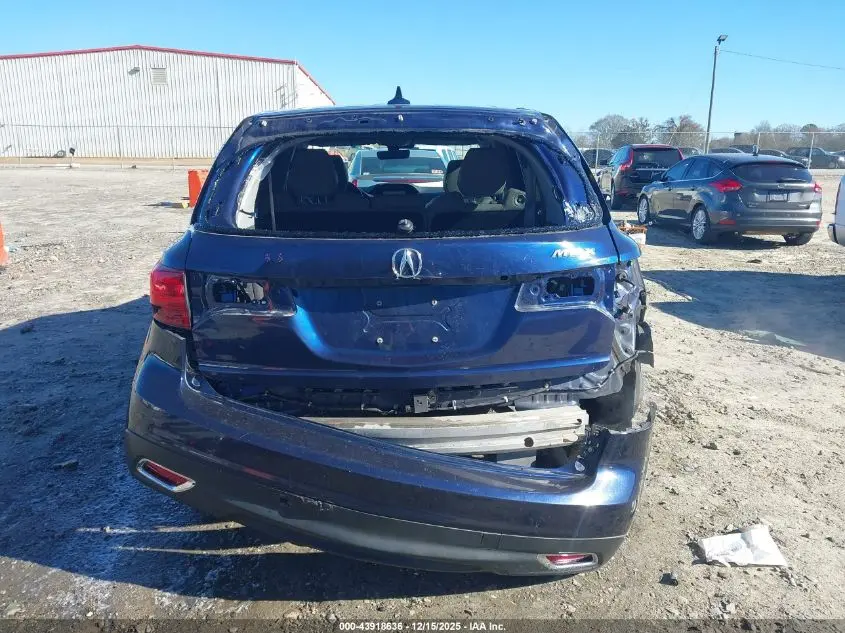 2016 ACURA MDX TECHNOLOGY   ACURAWATCH PLUS PACKAGES/TECHNOLOGY PACKAGE