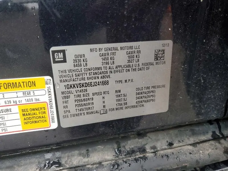 2014 GMC ACADIA SLT-2  