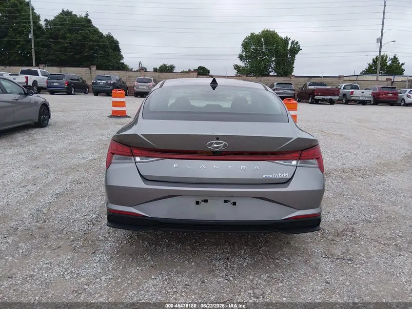2023 HYUNDAI ELANTRA HYBRID BLUE