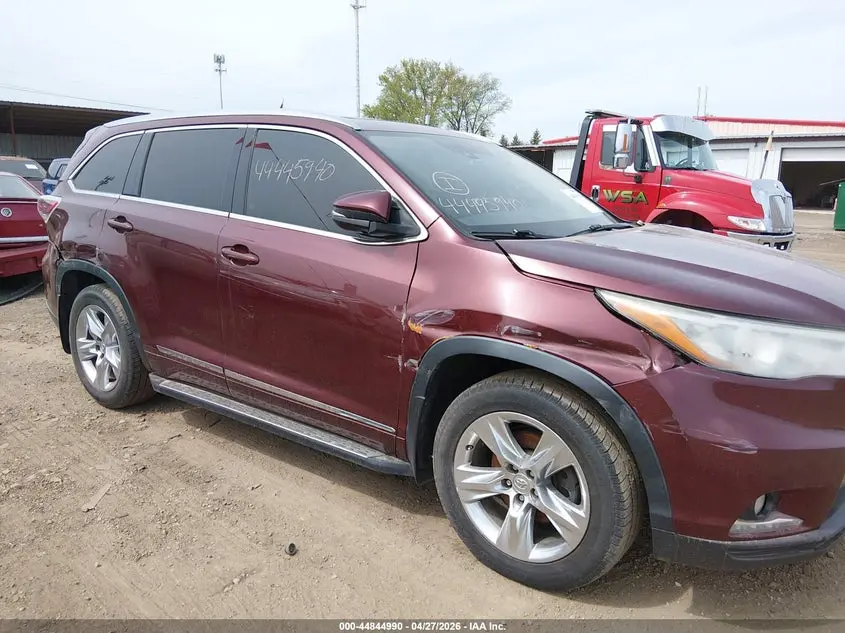 2014 TOYOTA HIGHLANDER LIMITED PLATINUM V6