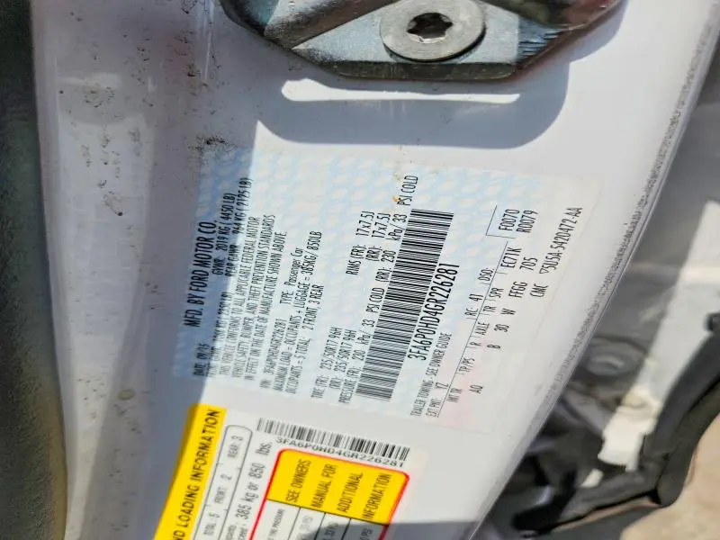 2016 FORD FUSION SE  