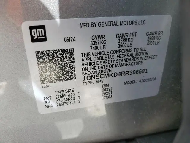 2024 CHEVROLET TAHOE C1500 LS  