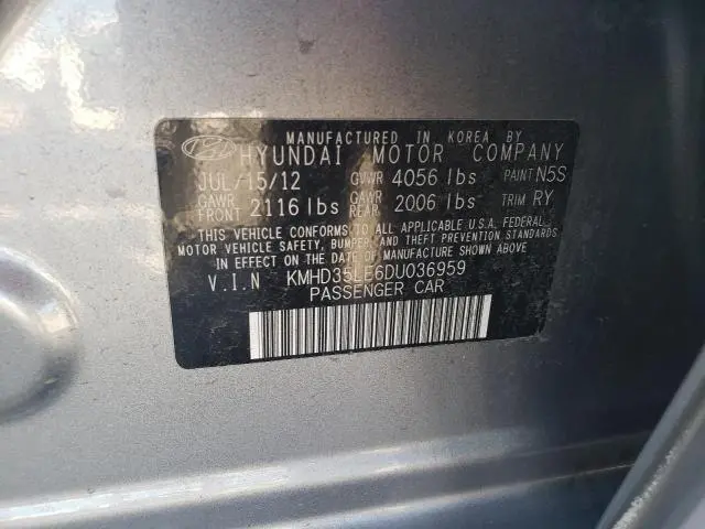 2013 HYUNDAI ELANTRA GT   