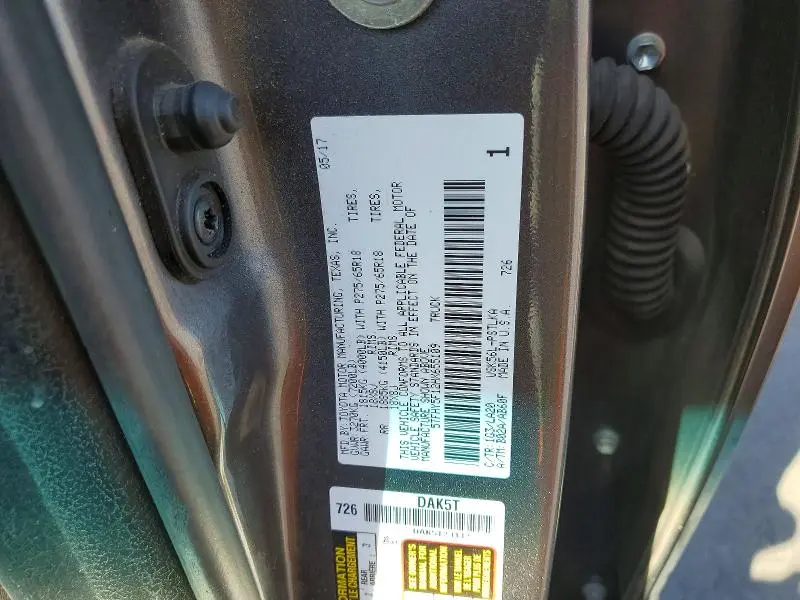 2017 TOYOTA TUNDRA CREWMAX LIMITED  