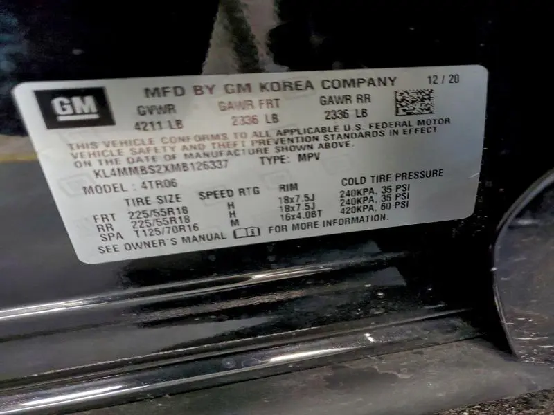 2021 BUICK ENCORE GX PREFERRED  