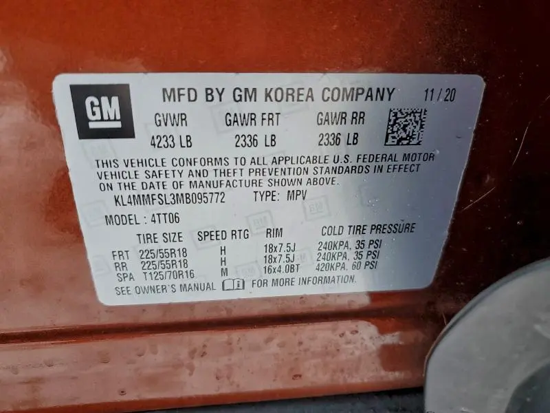 2021 BUICK ENCORE GX ESSENCE  