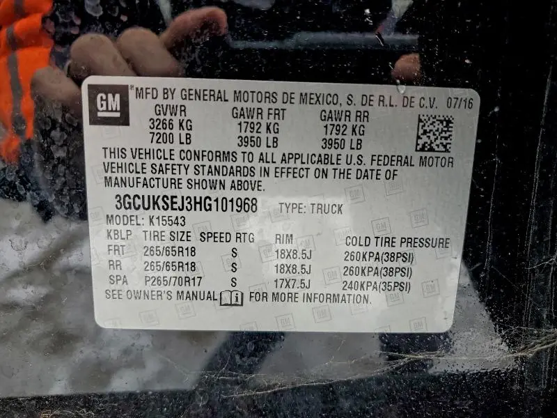 2017 CHEVROLET SILVERADO K1500 LTZ  