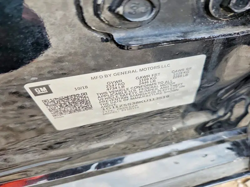 2019 CHEVROLET IMPALA LT  