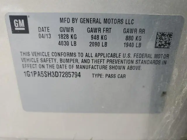 2013 CHEVROLET CRUZE LS  