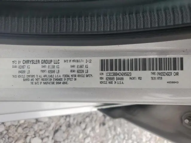 2012 CHRYSLER 200 TOURING  