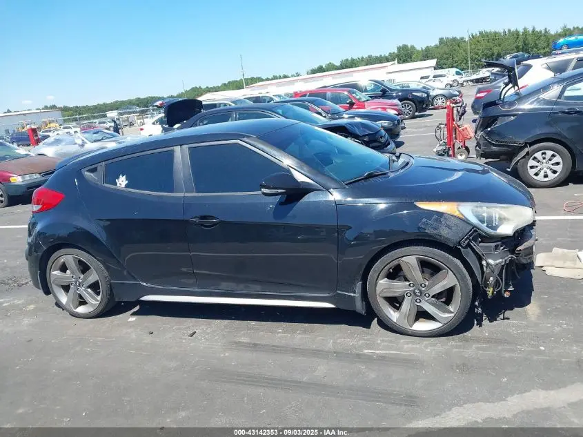 2013 HYUNDAI VELOSTER TURBO W/BLACK