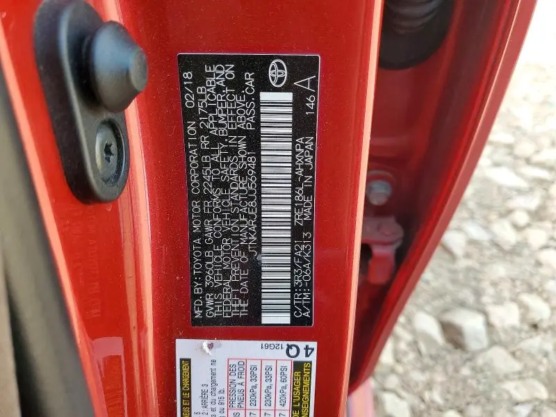 2018 TOYOTA COROLLA IM BASE  