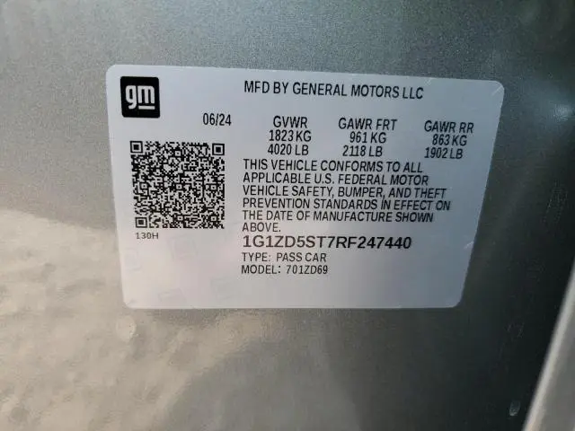 2024 CHEVROLET MALIBU LT  
