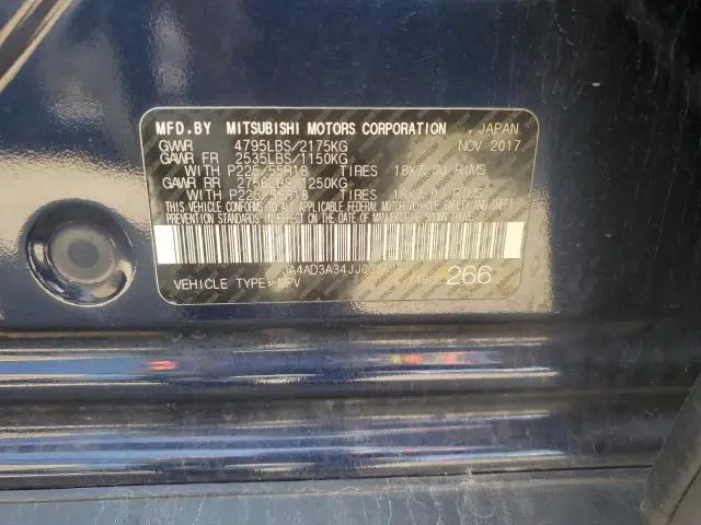 2018 MITSUBISHI OUTLANDER SE