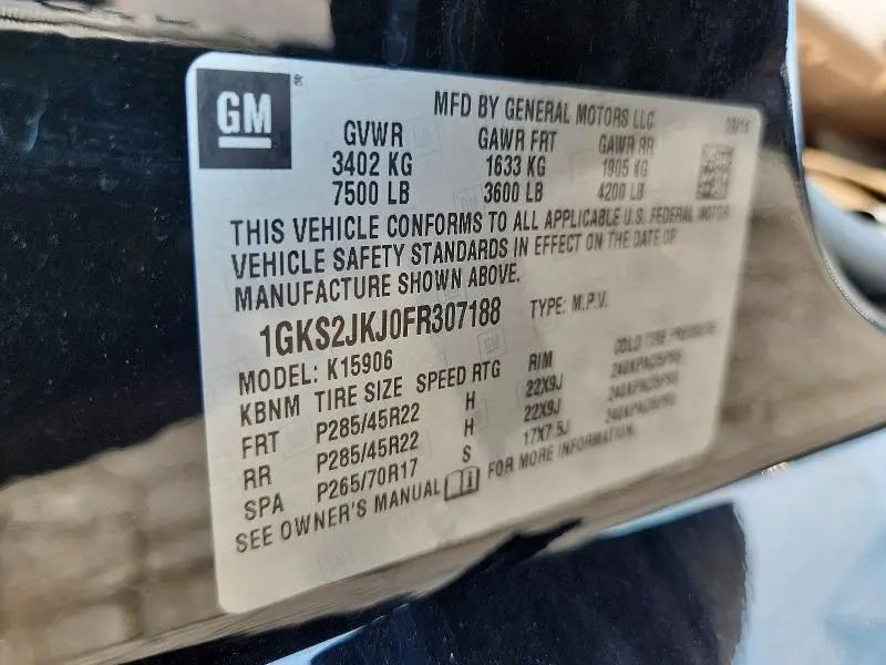 2015 GMC YUKON XL DENALI  