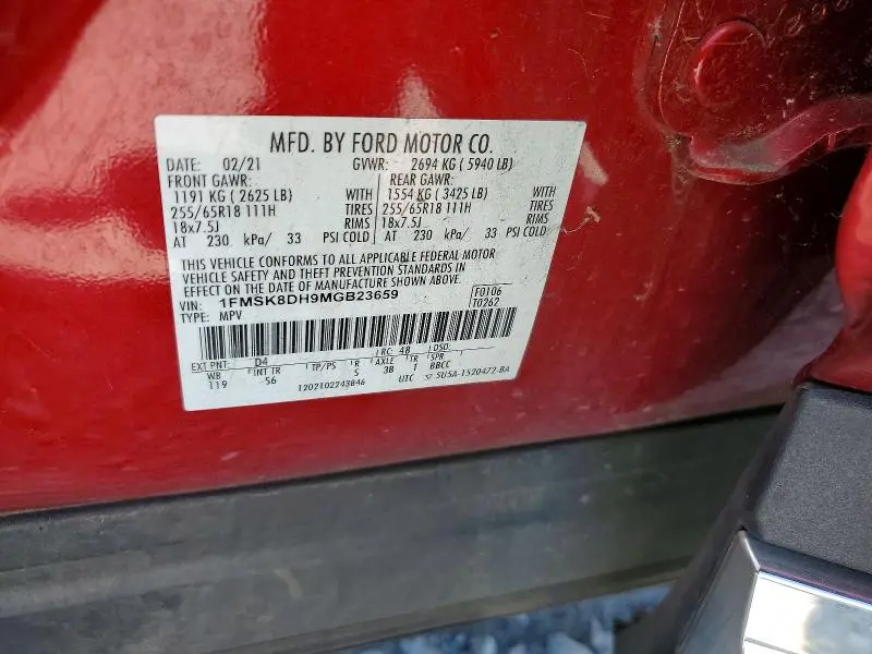 2021 FORD EXPLORER XLT  