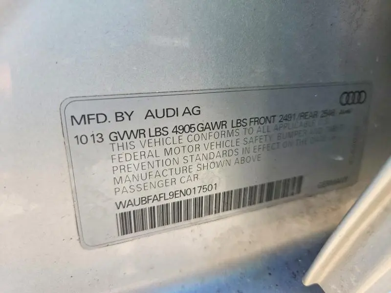 2014 AUDI A4 PREMIUM  