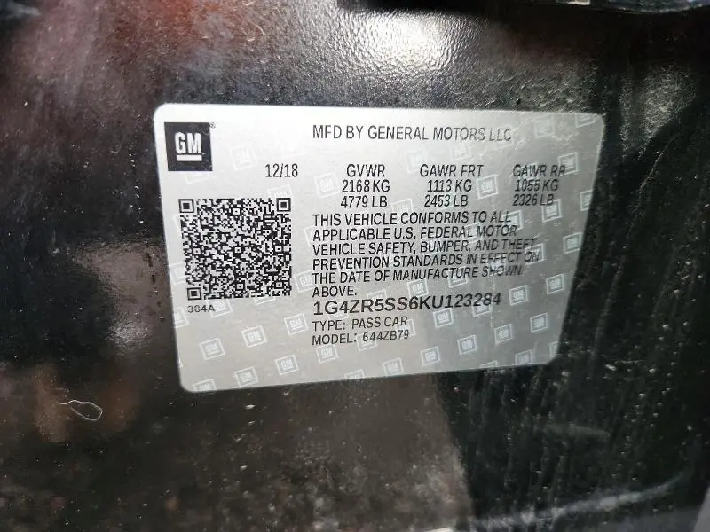 2019 BUICK LACROSSE ESSENCE  