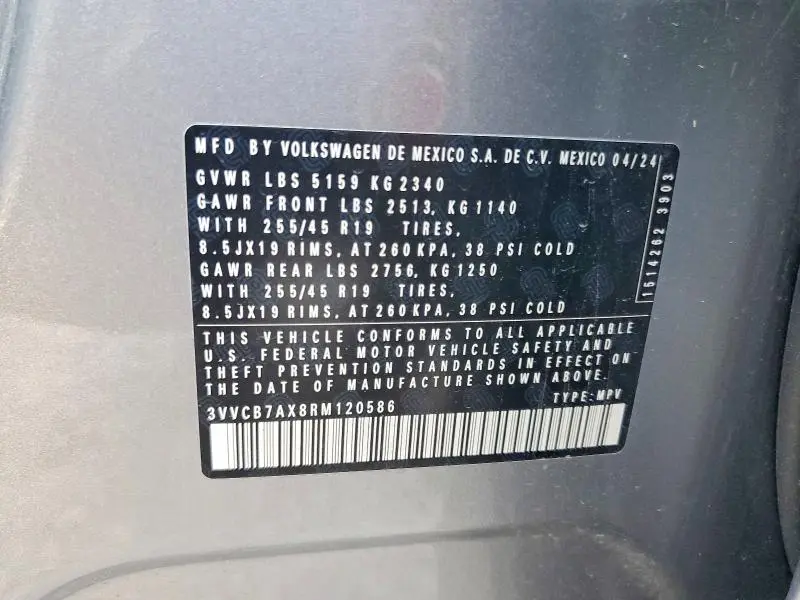 2024 VOLKSWAGEN TIGUAN SE R-LINE BLACK  