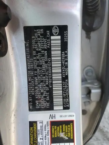 2013 TOYOTA AVALON HYBRID  