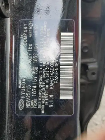 2016 HYUNDAI ACCENT SE