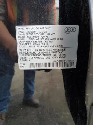 2015 AUDI Q7 PRESTIGE  