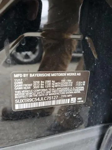 2018 BMW X3 XDRIVE30I  