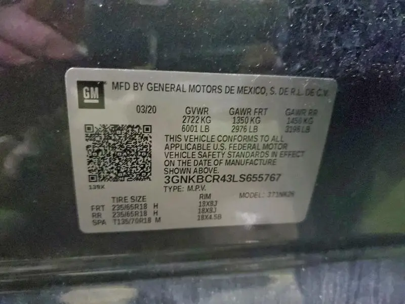 2020 CHEVROLET BLAZER 2LT  