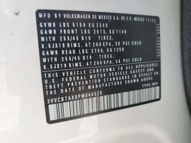 2023 VOLKSWAGEN TIGUAN SE R-LINE BLACK  