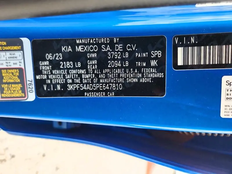 2023 KIA FORTE GT LINE  