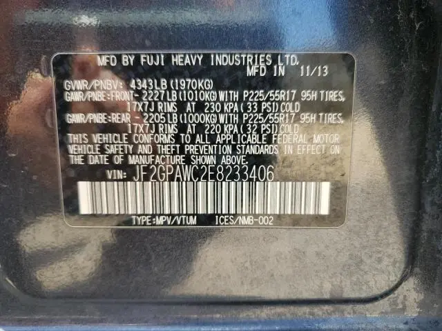 2014 SUBARU XV CROSSTREK 2.0 PREMIUM  