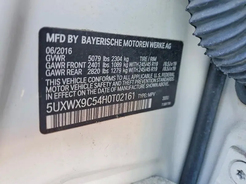 2017 BMW X3 XDRIVE28I  