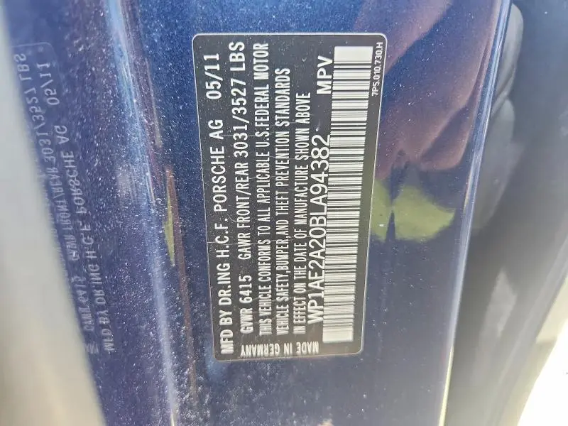 2011 PORSCHE CAYENNE S HYBRID  