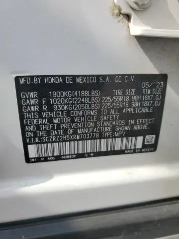 2024 HONDA HR-V SPORT  