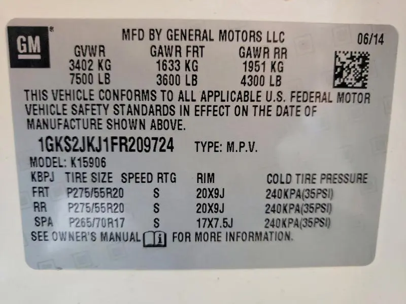 2015 GMC YUKON XL DENALI  